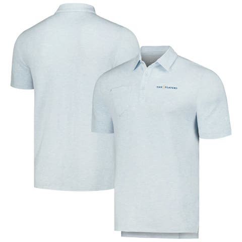 Men's Columbia Light Blue THE PLAYERS Omni-Shade Clubhead Polo