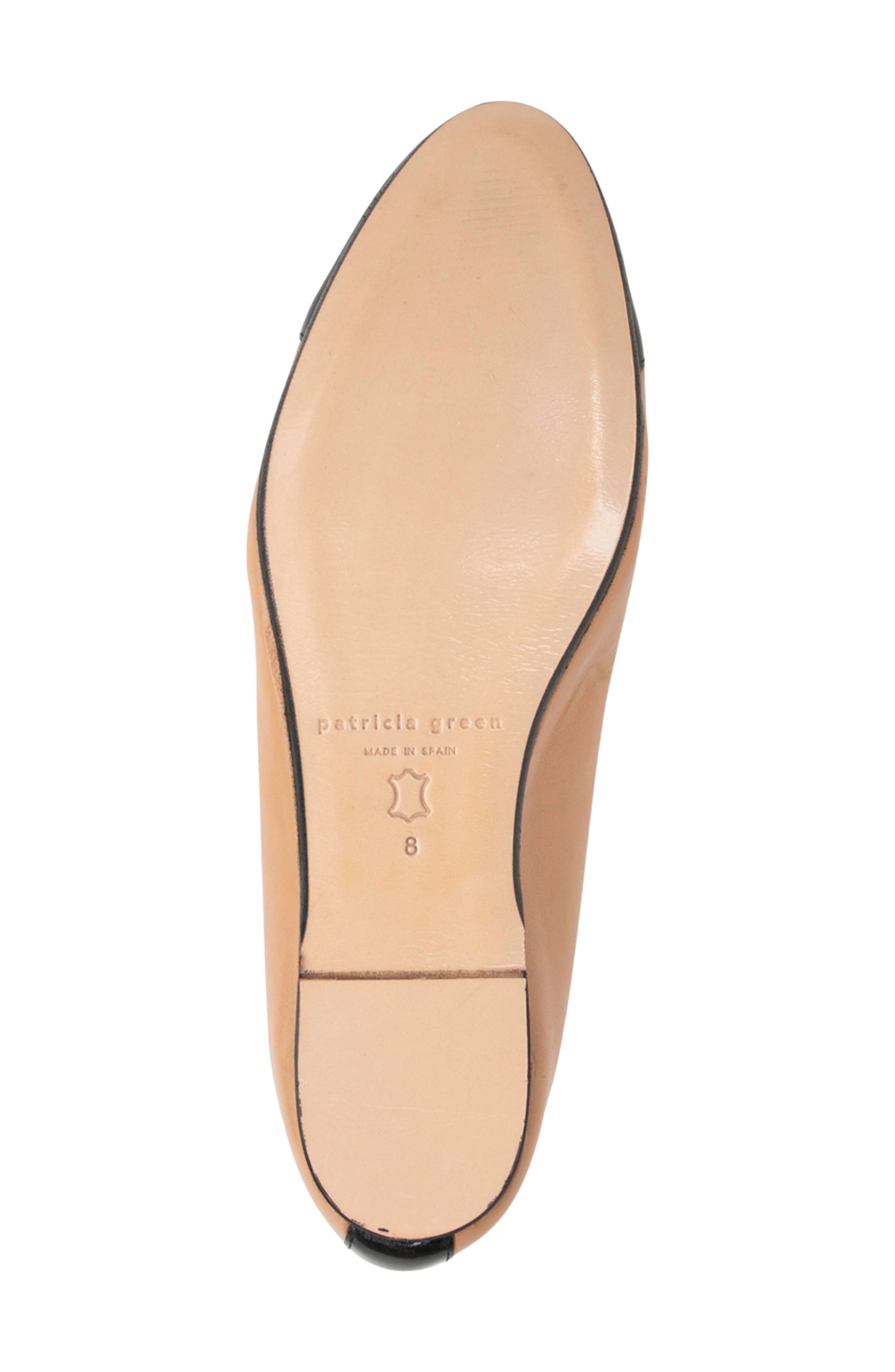 patricia green Adele Cap Toe Wedge Pump, Alternate, color, Beige/ Black Patent