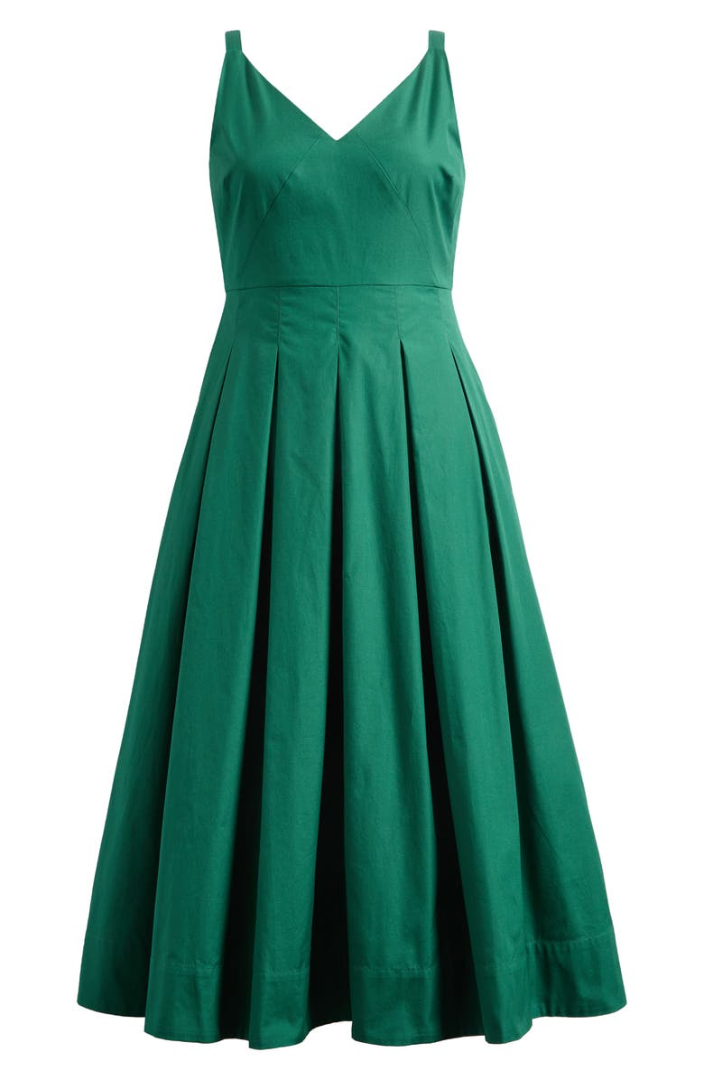 Alex Mill Abby Cotton Poplin Dress, Alternate, color, Malachite
