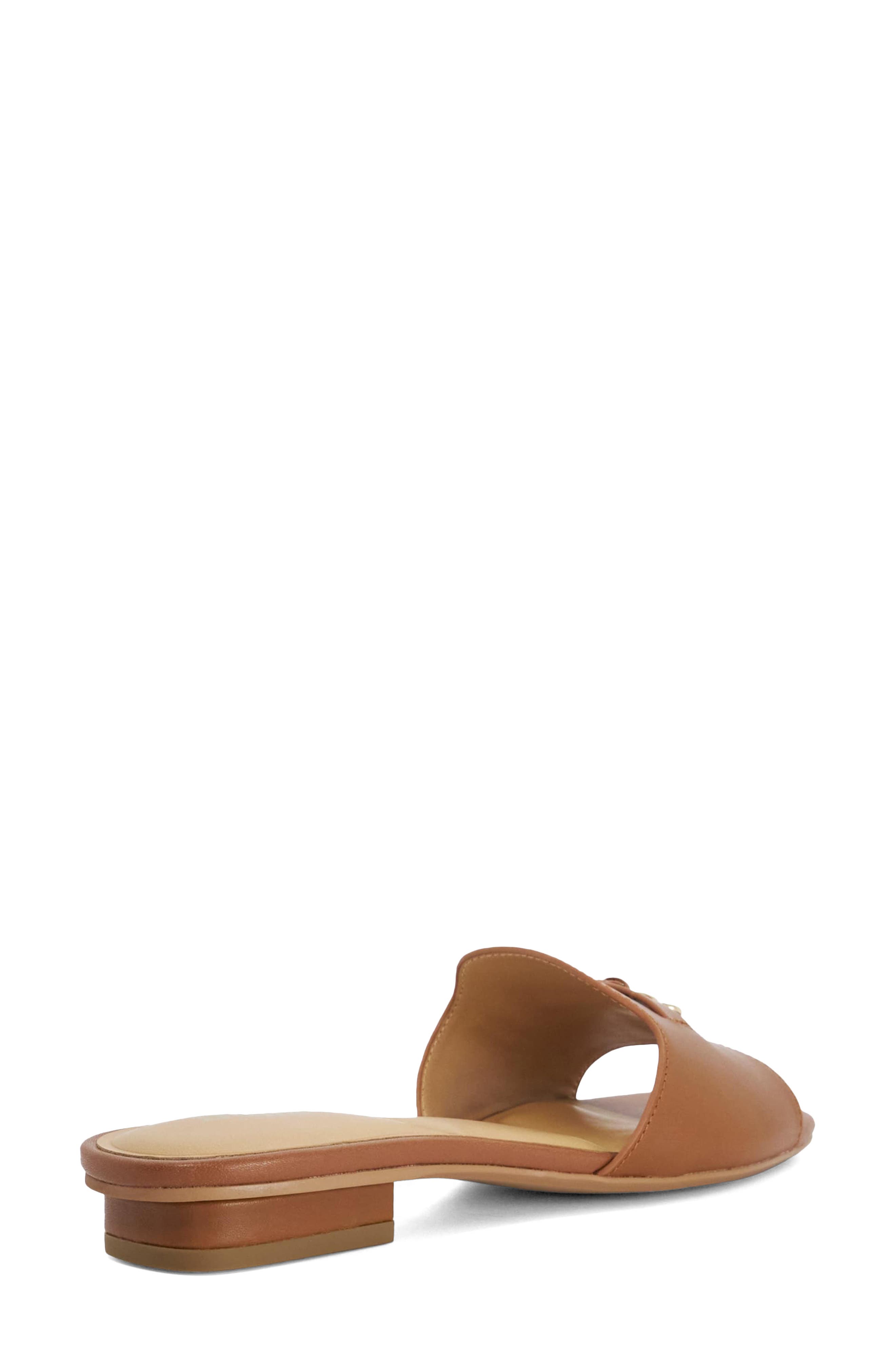 Dune London Lindo Slide Sandal, Alternate, color, Tan