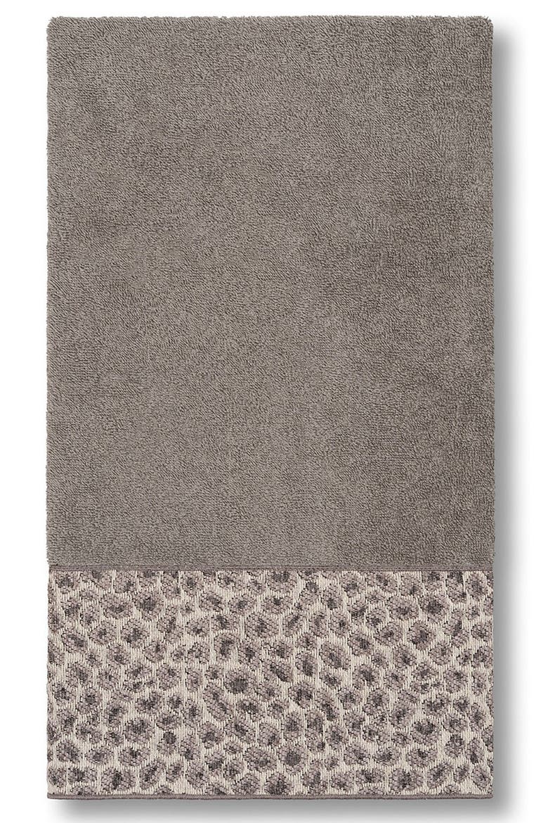 Spots 3-Piece Embellished Towel - Dark Grey, Main, color, DARK GREY