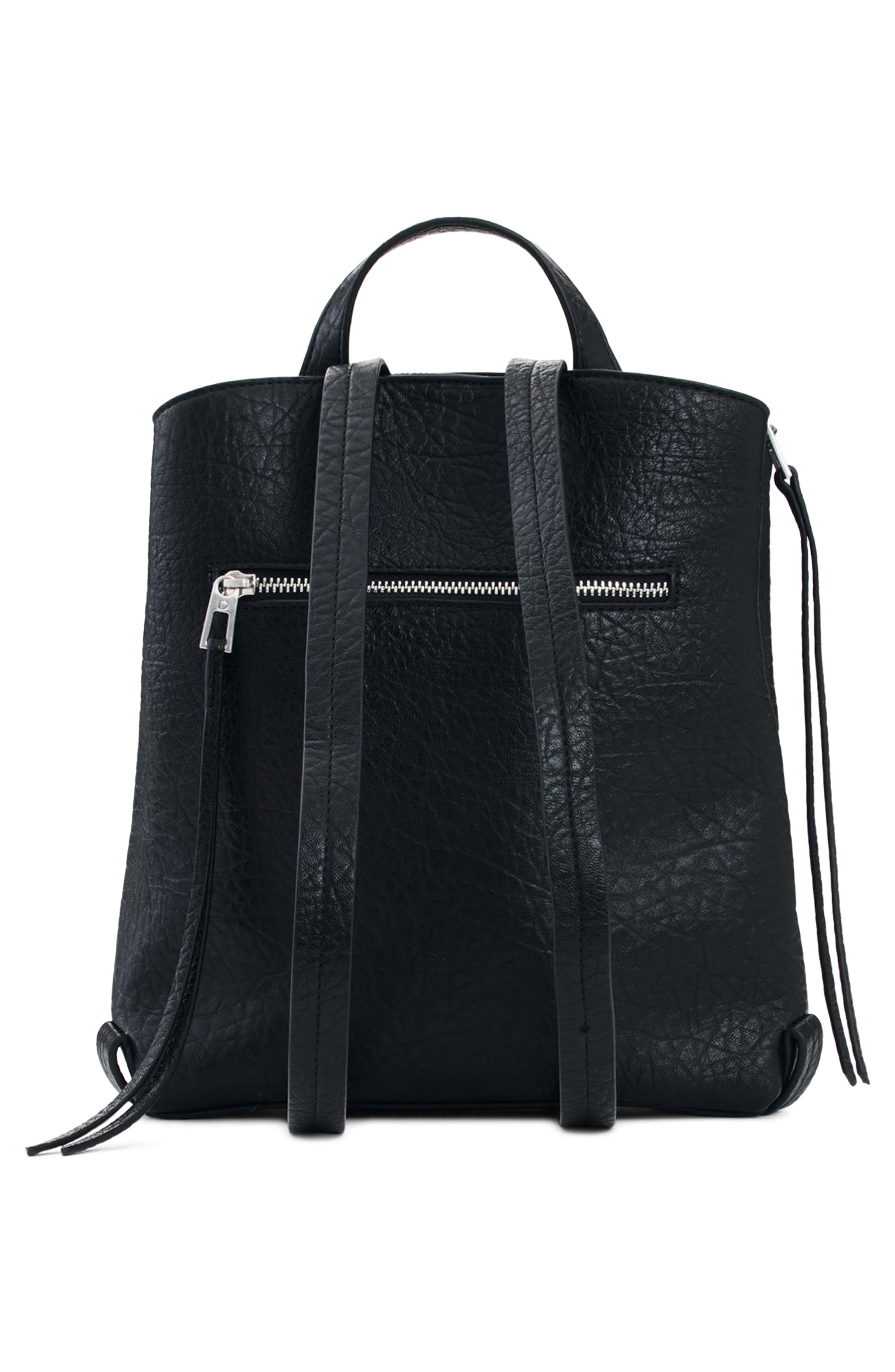 Desigual Mini Convertible Butterfly Backpack, Alternate, color, Black