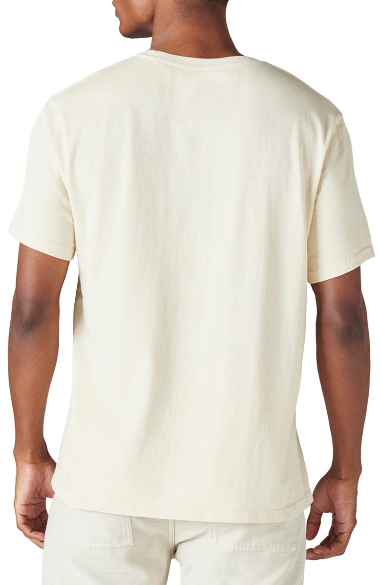 Lucky Brand Lucky Brush Logo Cotton Graphic Tee, Alternate, color, 