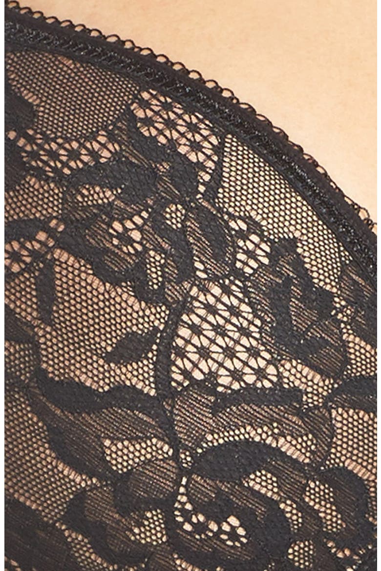 Finesse Molded Underwire T-Shirt Bra, Alternate, color, BLACK