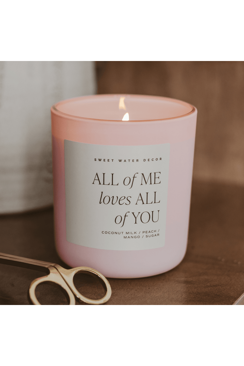 15 oz Wedding  and Engagement Candles, Alternate, color, All of Me Loves All of You