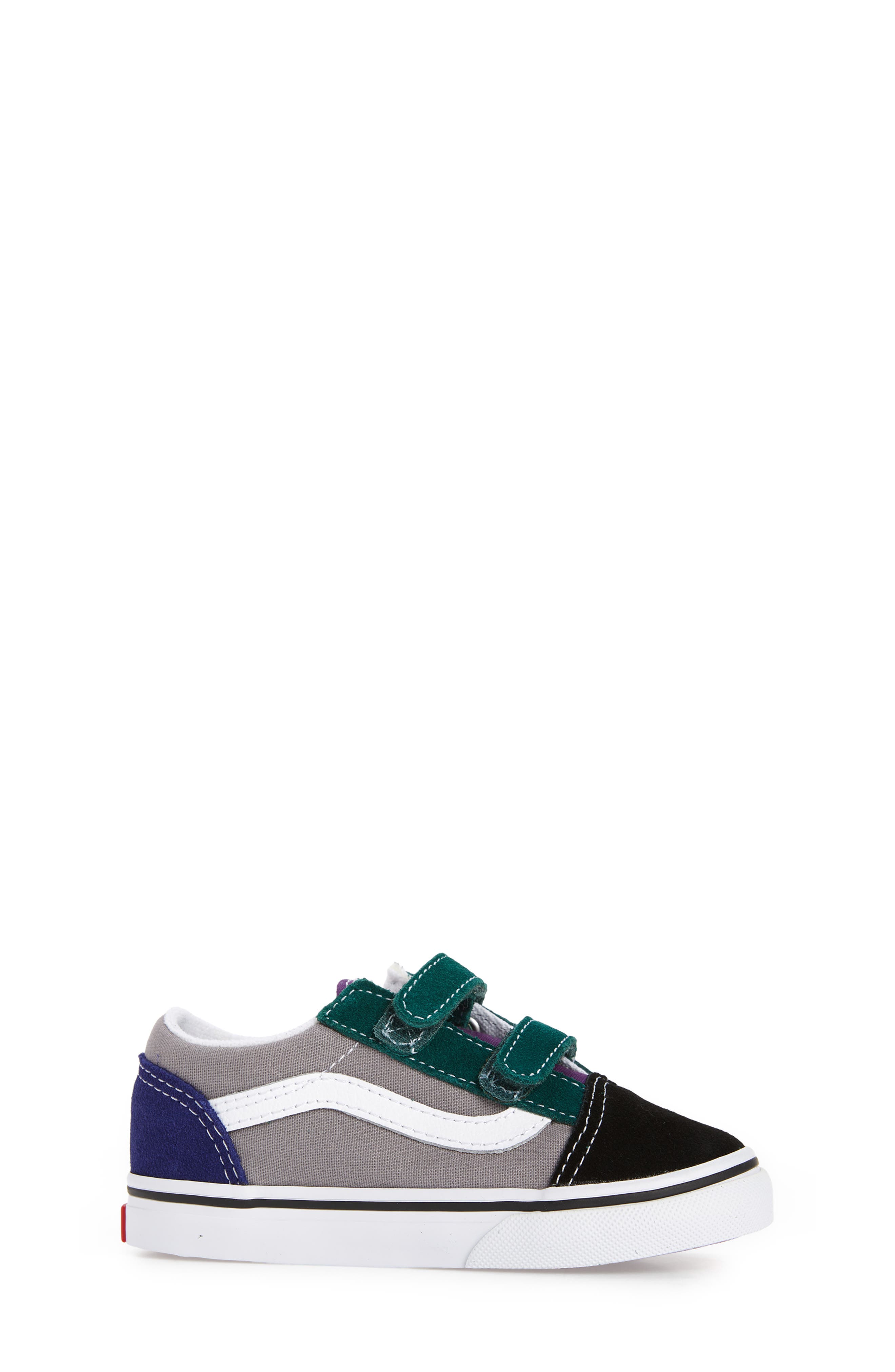 Old Skool Sneaker, Alternate, color, MULTI/ TRUE WHITE