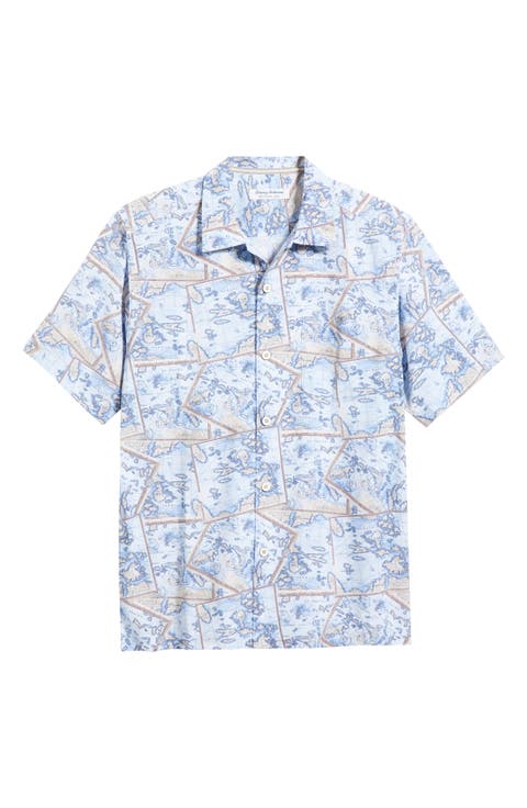 Coastal Ease Isle Explorer IslandZone® Short Sleeve Button-Up Shirt