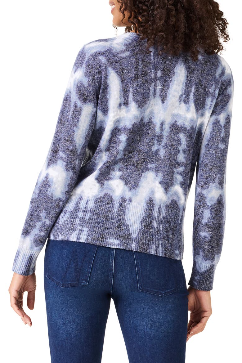 Supersoft Shibori Sweater, Alternate, color, BLUE MULTI