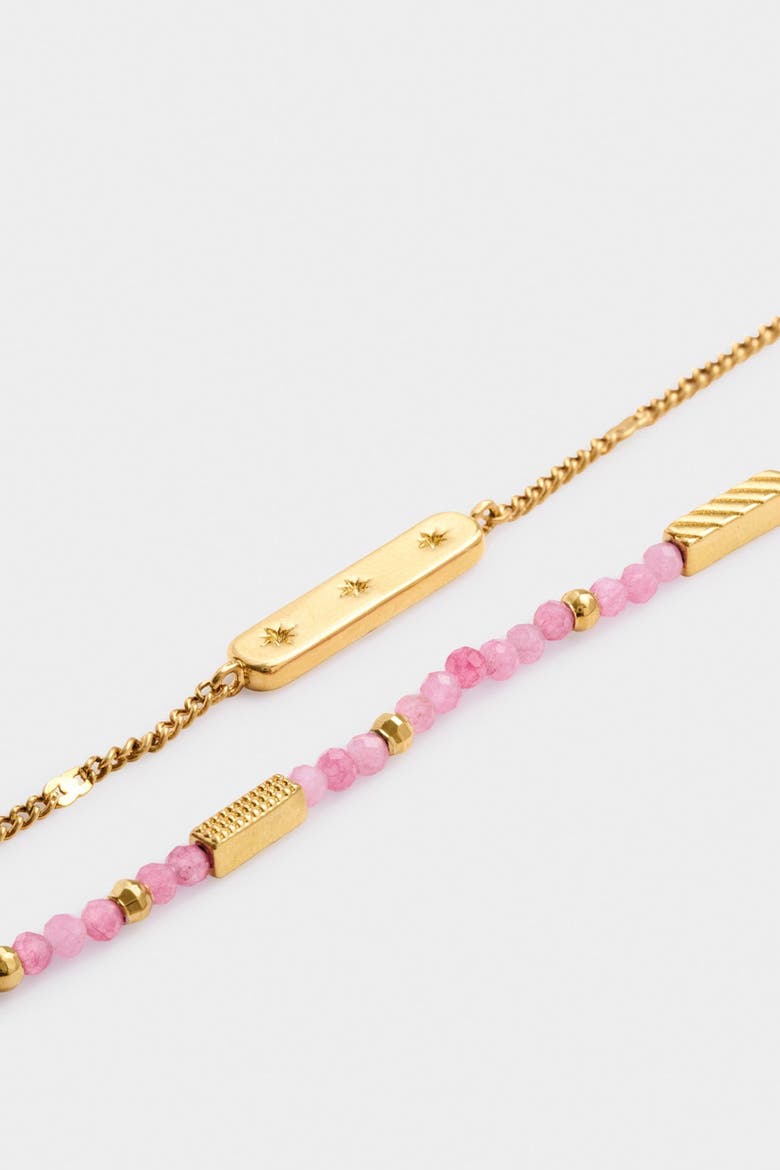 Birthstone Bracelet 'October' in Tourmaline, Alternate, color, October