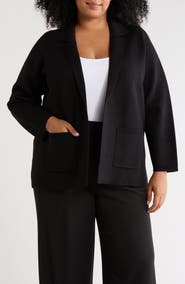 T Tahari Open Front Sweater Jacket