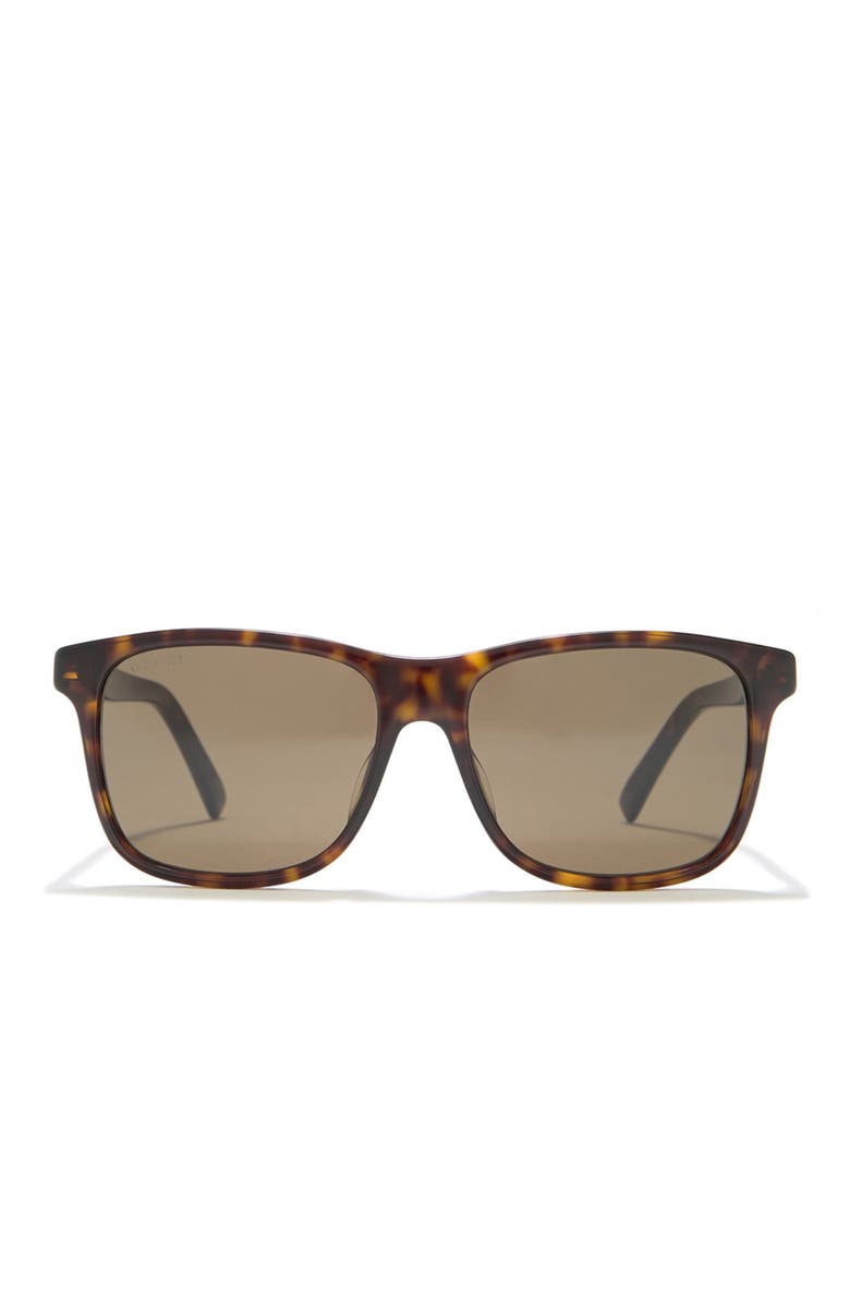 Gucci 54mm Square Sunglasses, Alternate, color, 