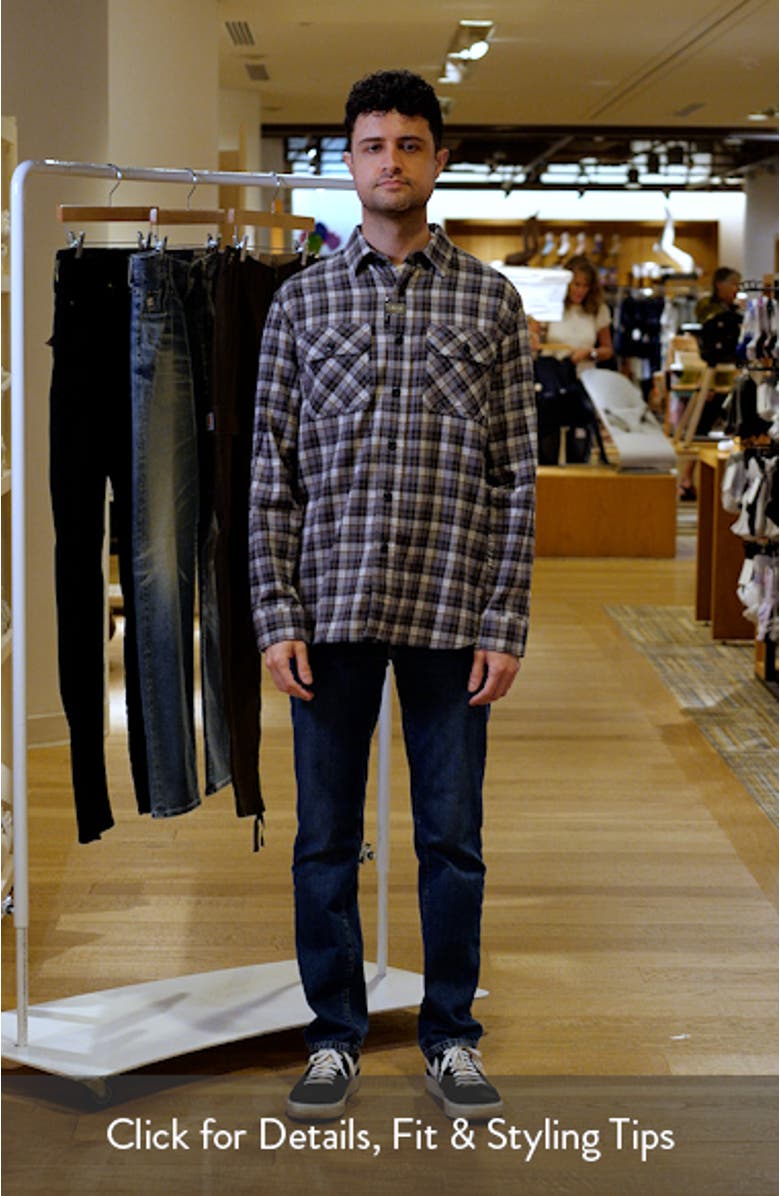 Burnside Plaid Flannel Button-Up Shirt, sales video thumbnail