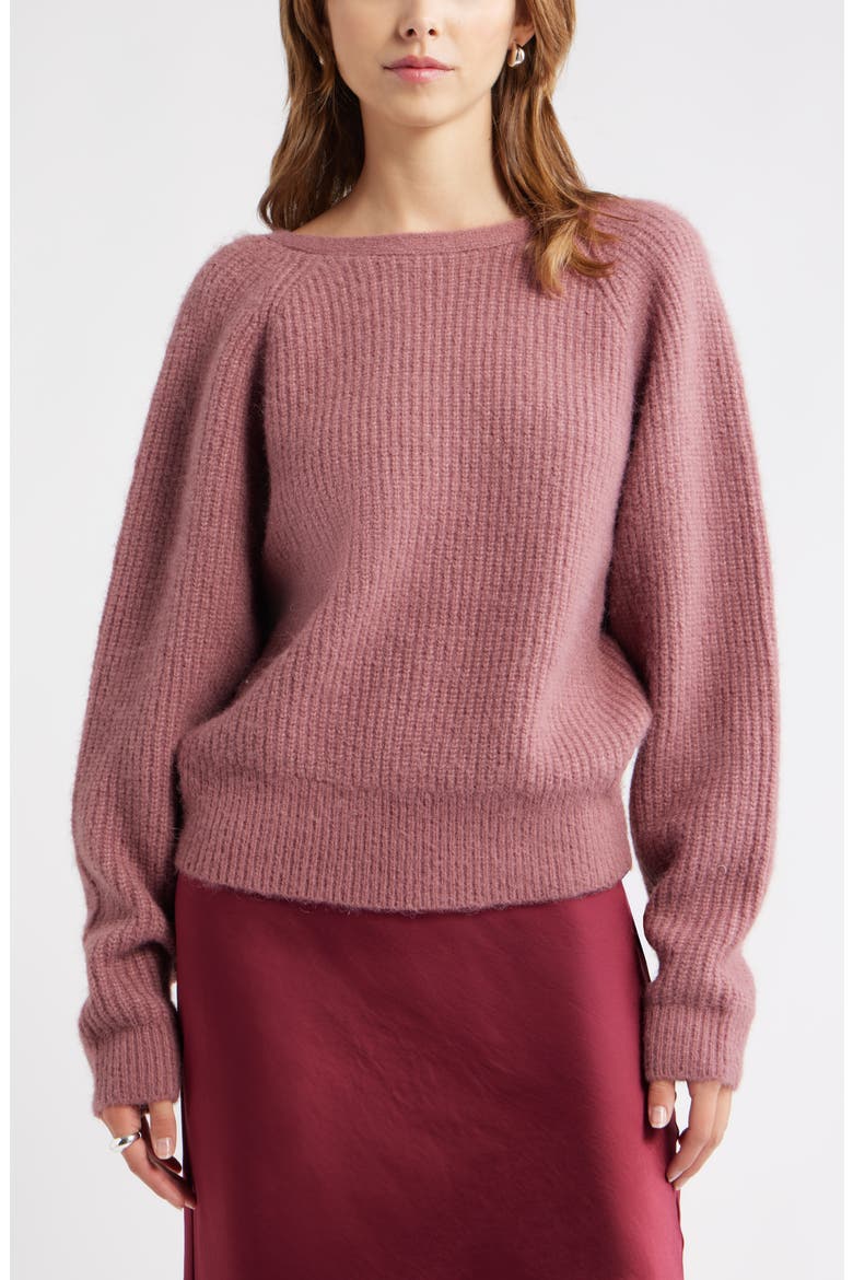 Twist Reversible Sweater, Alternate, color, PURPLE WISTFUL