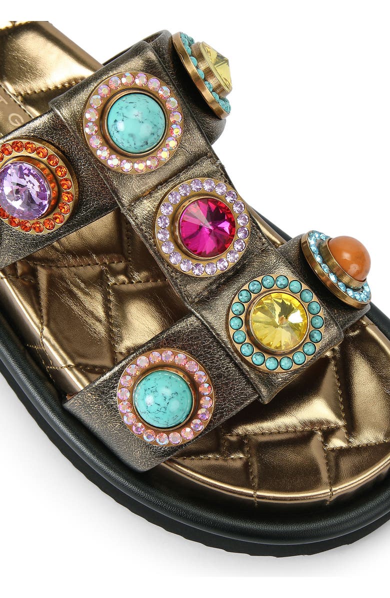 Kurt Geiger London Orson Crystal Embellished Sandal, Alternate, color,