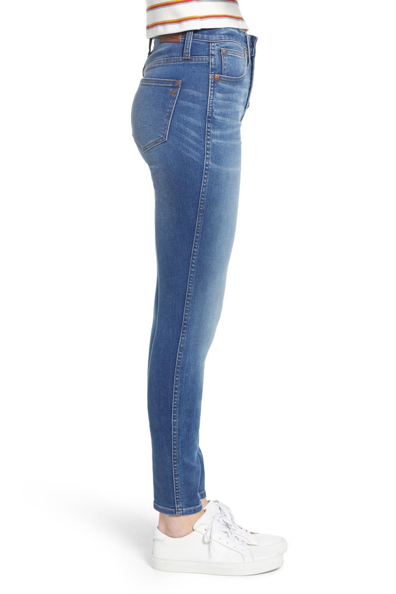 10-Inch High Waist Skinny Jeans, Alternate, color, RIZZO