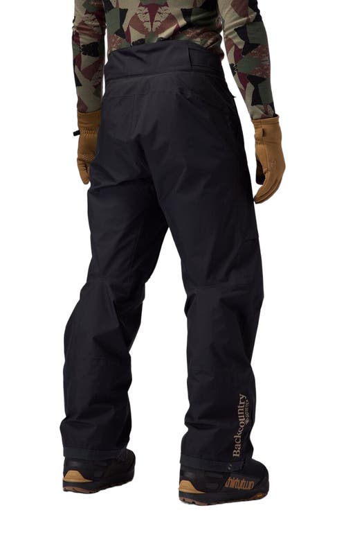 Backcountry Crestcarver Gore-tex Shell Pant In Black