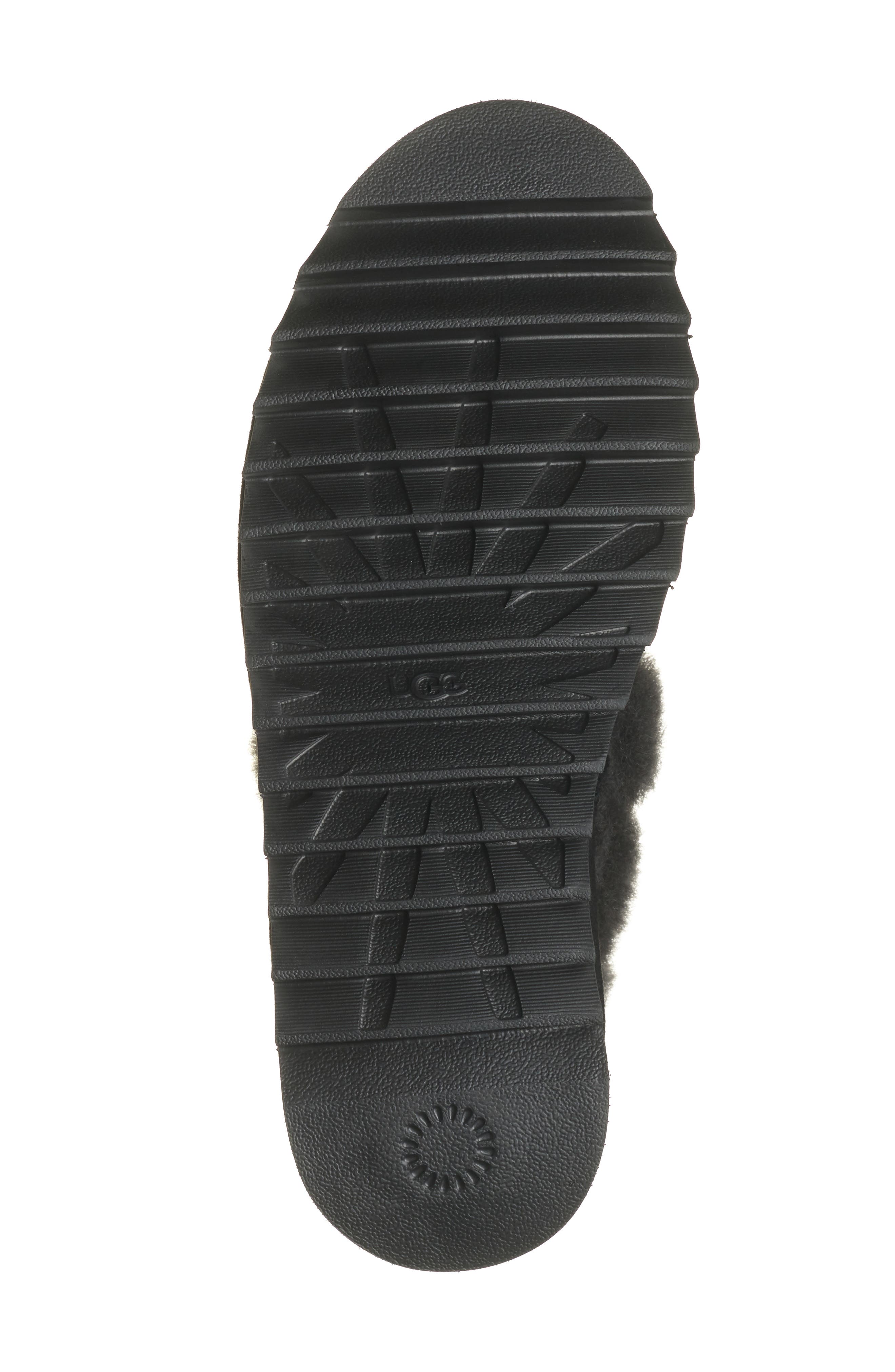 UGG<sup>®</sup> Nita Genuine Shearling Slipper, Alternate, color, Blk