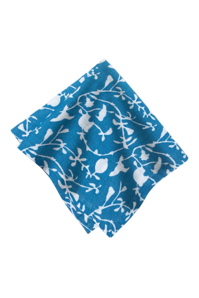 Sanctuary Printed Napkins - Set of 4, Alternate, color, Blue 20" x 20"