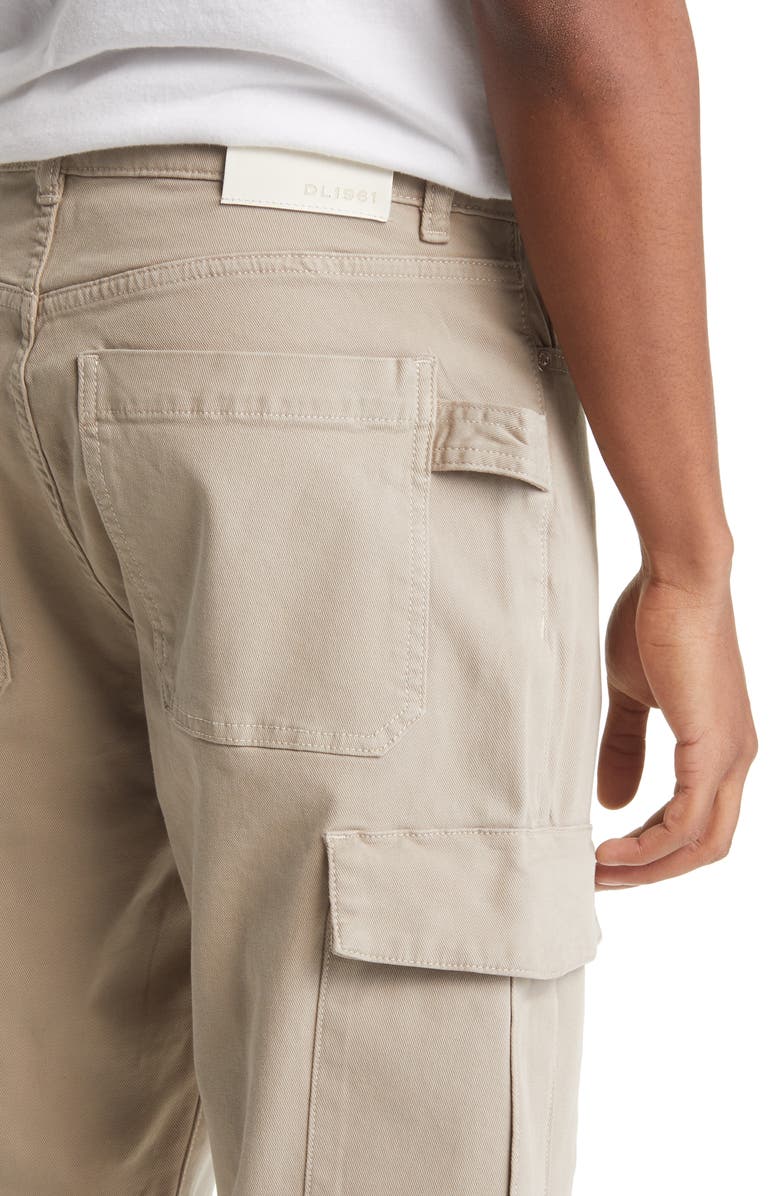 DL1961 Noah Tapered Straight Leg Cargo Jeans, Alternate, color, Brut