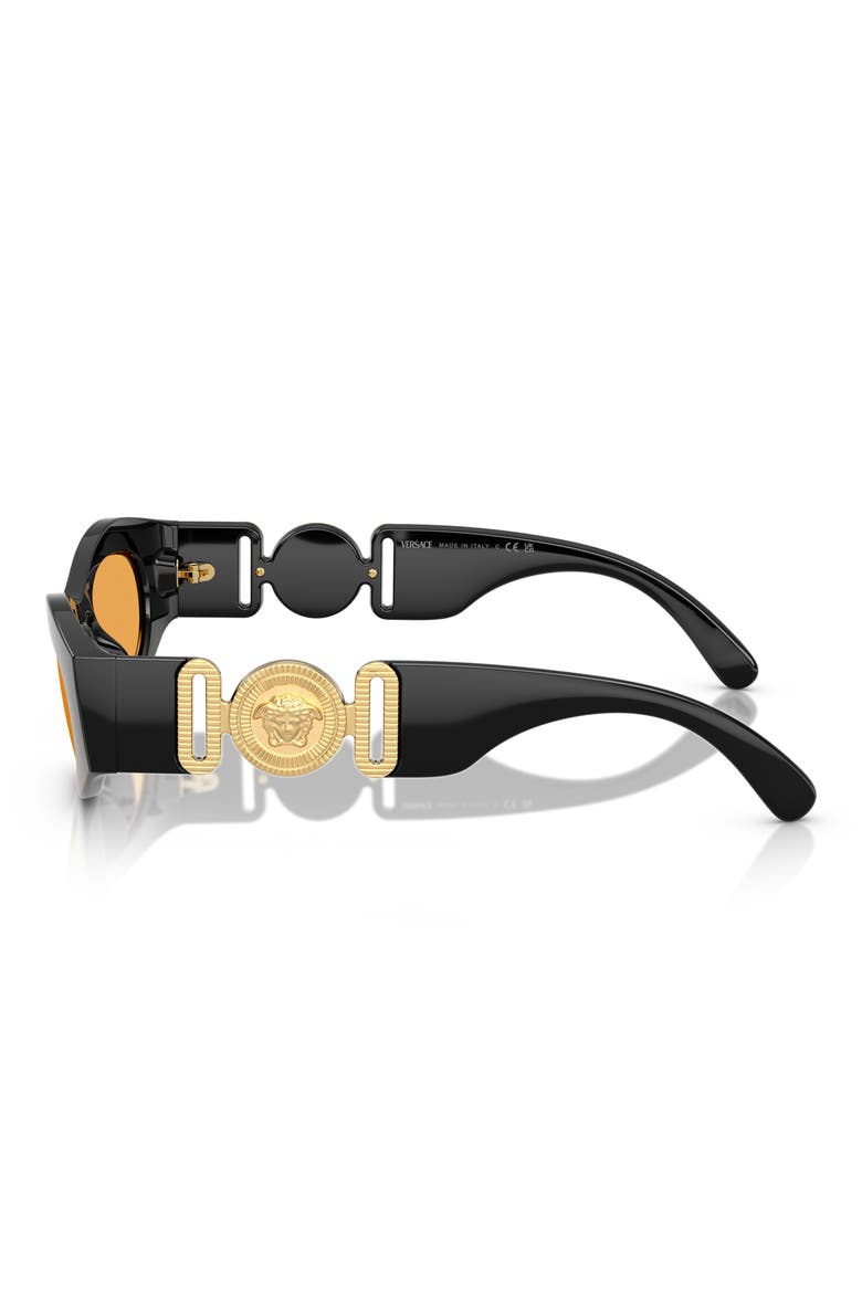 51m Cat Eye Sunglasses, Alternate, color, BLACK / ORANGE