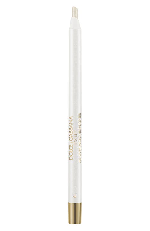 Dolce & Gabbana Dolce&gabbana It's Lit! All Over Micro Highlighter In Silver