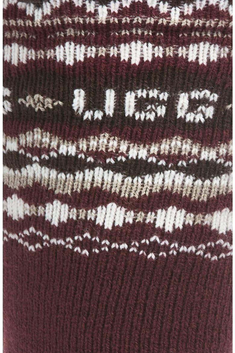 Keavy Cozy Crew Socks, Alternate, color, UGGISLE WILD GRAPE MULTI