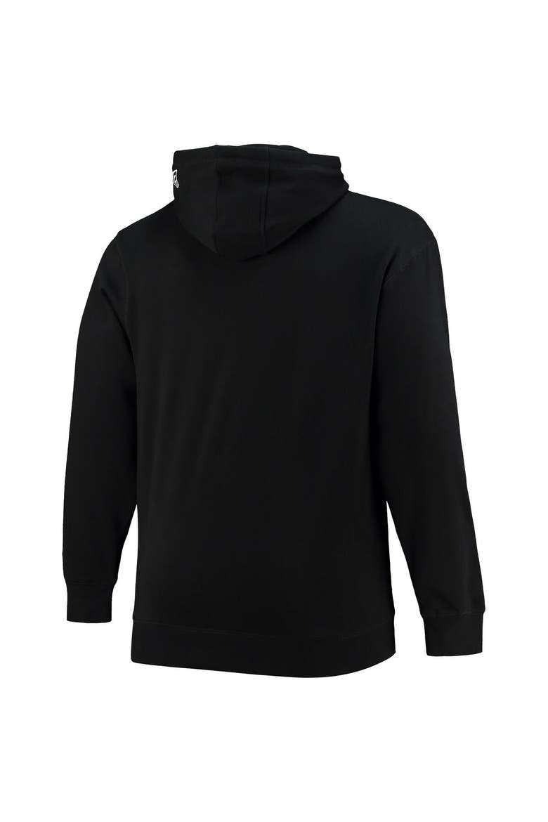 Men's New Era Black Jacksonville Jaguars Big & Tall Primary Logo Pullover Hoodie, Alternate, color, Black
