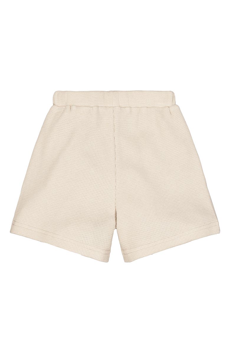 Joe's Jeans Kids' Waffle Knit Polo & Shorts Set, Alternate, color, Beige