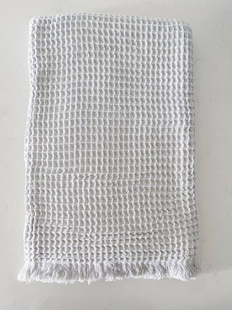 Turkish Cotton Waffle Throw