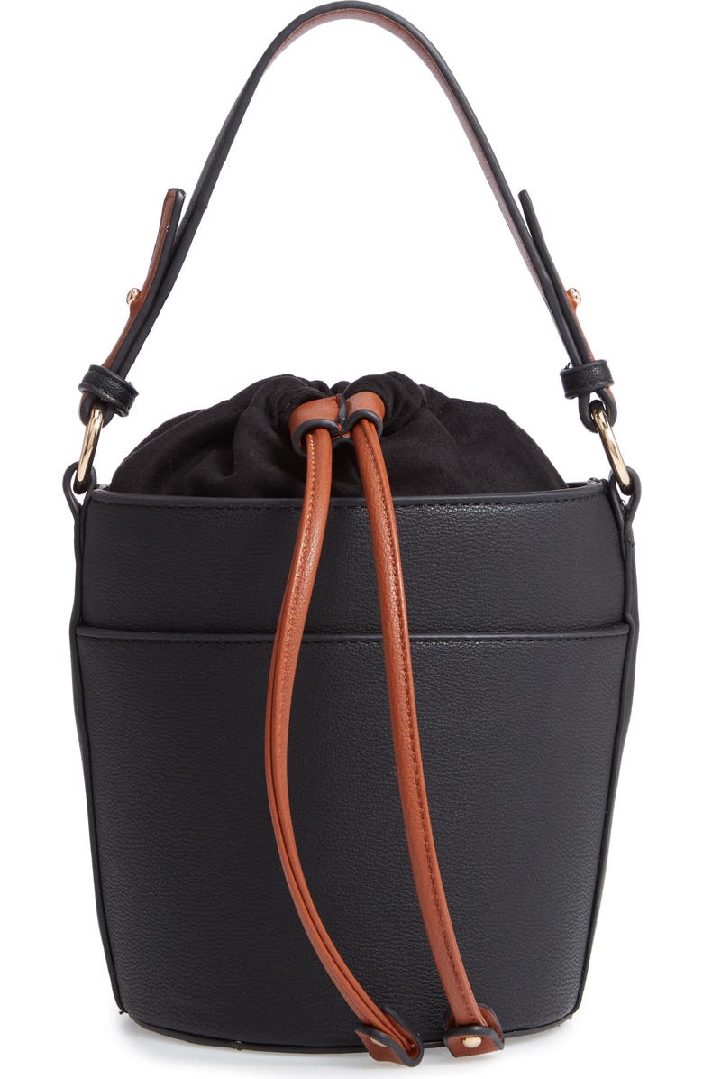 Chelsea28 Izzy Faux Leather Bucket Bag, Alternate, color,