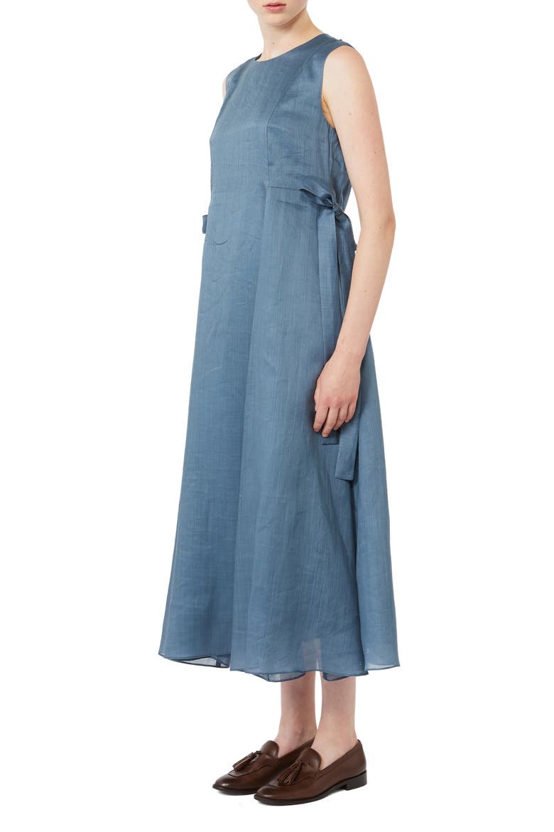 Aquile Sleeveless Midi Dress, Alternate, color, SKY BLUE