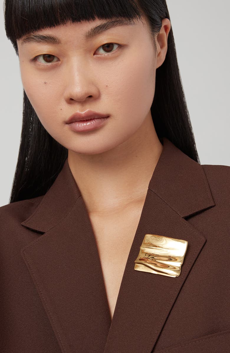 JENNY BIRD Sundra Brooch, Alternate, color, High Polish Gold