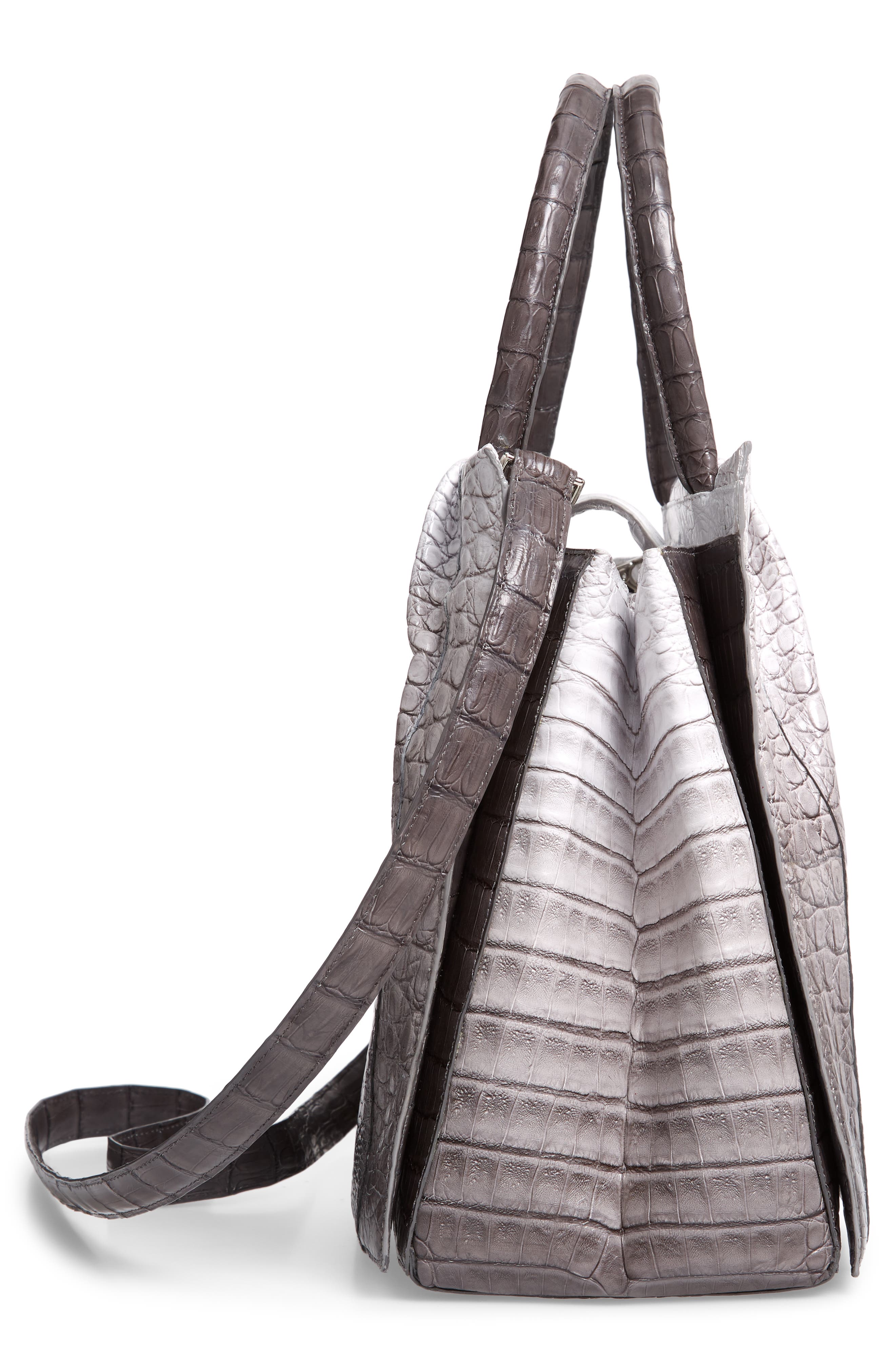 Nancy Gonzalez Small Aliza Genuine Crocodile Tote, Alternate, color, 