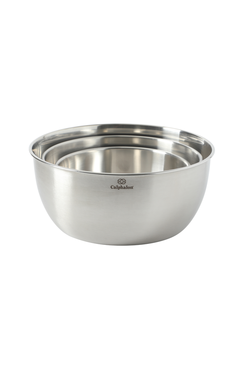 Astro 3 Piece Stainless Steel Mixing Bowl set, Alternate, color, Silver