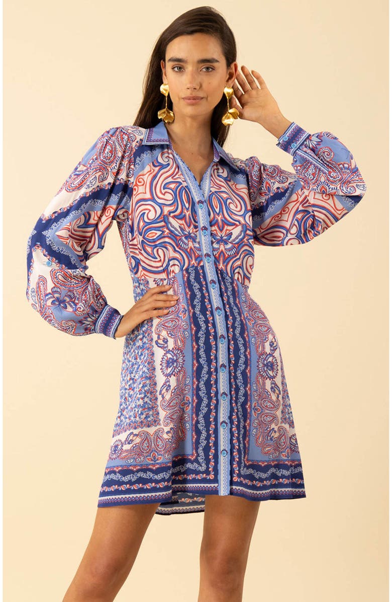 Hale Bob Hadlee Silk Dress, Alternate, color,