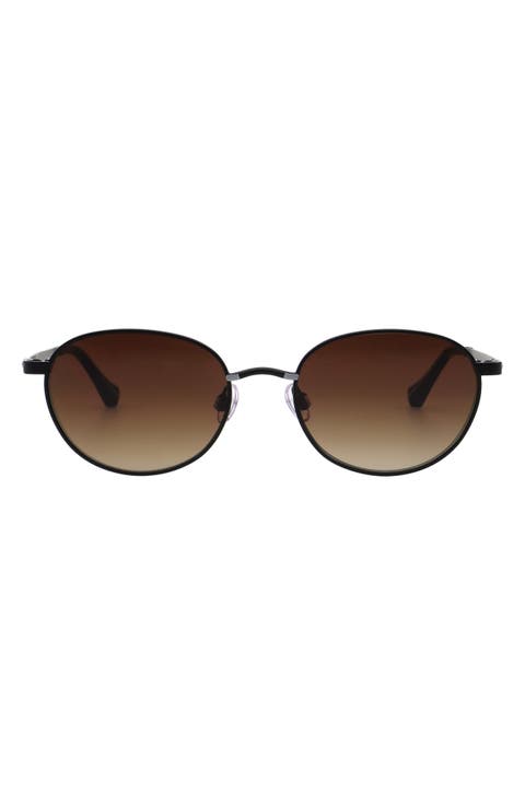 51mm Oval Sunglasses