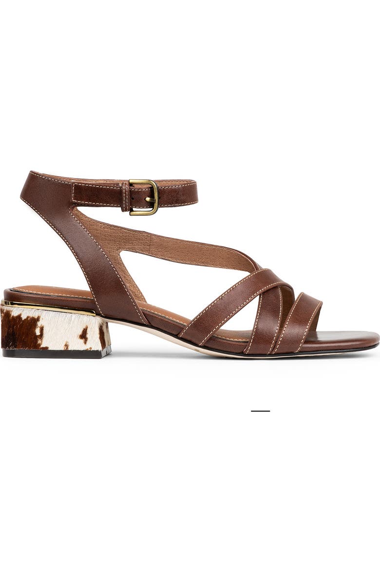 Donald Pliner Frannie Ankle Strap Sandal, Alternate, color, Brown