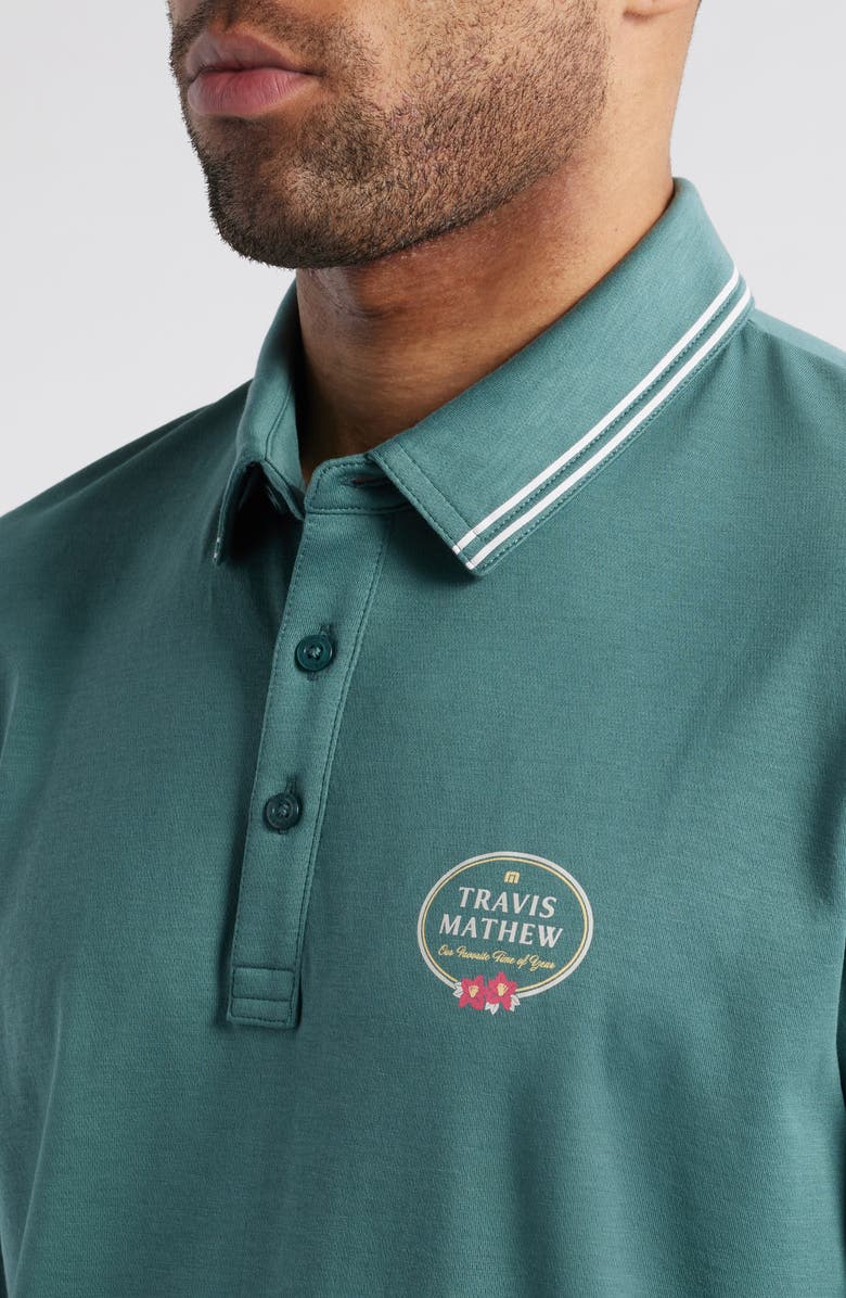 TravisMathew Patron Parade Polo, Alternate, color, Silver Pine