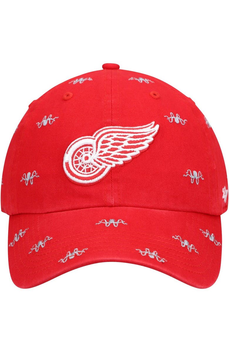 '47 Women's '47 Red Detroit Red Wings Confetti Clean Up Logo Adjustable Hat, Alternate, color, 