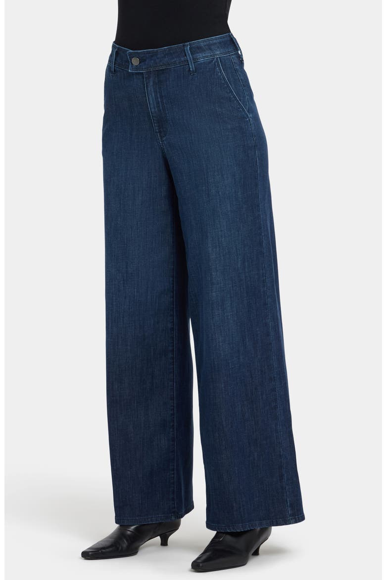Mona High Waist Ankle Wide Leg Jeans, Alternate, color, LOUVRE SAPPHIRE