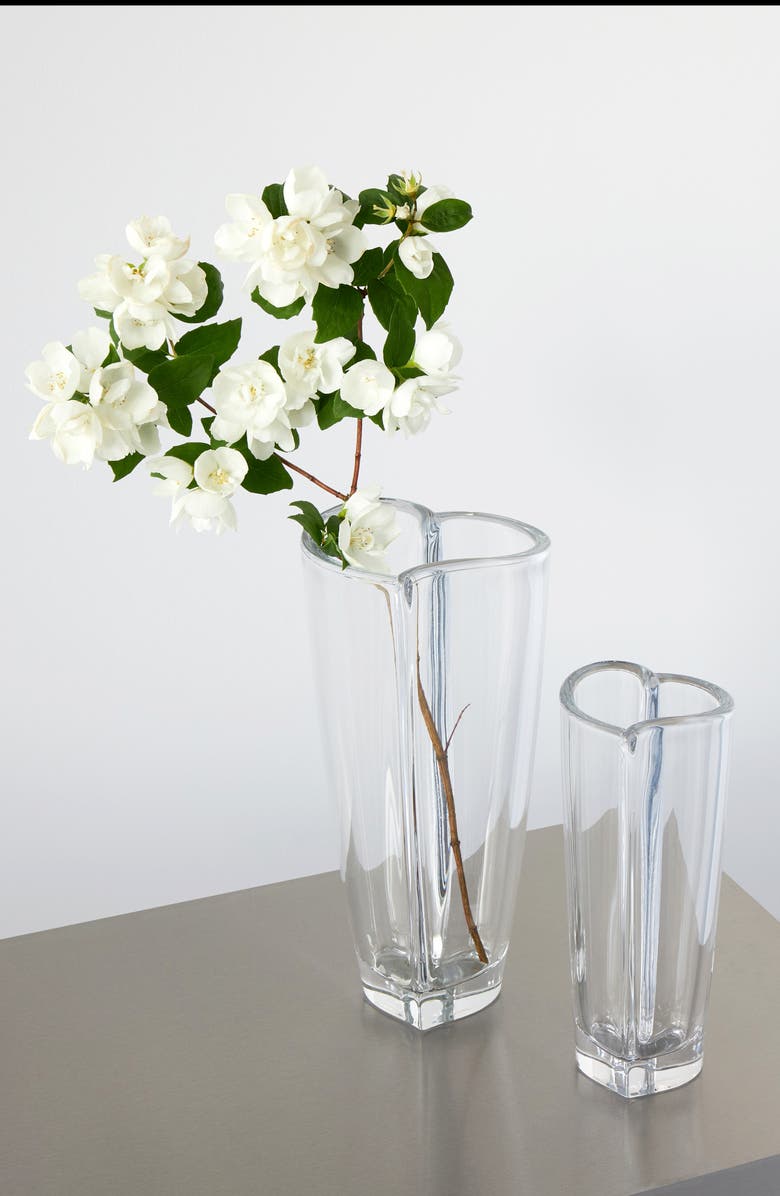 Orrefors Heart Bud Vase, Alternate, color, Clear
