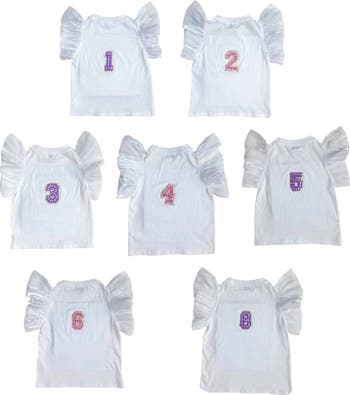 Birthday Girl Gem Ruffle Shirt