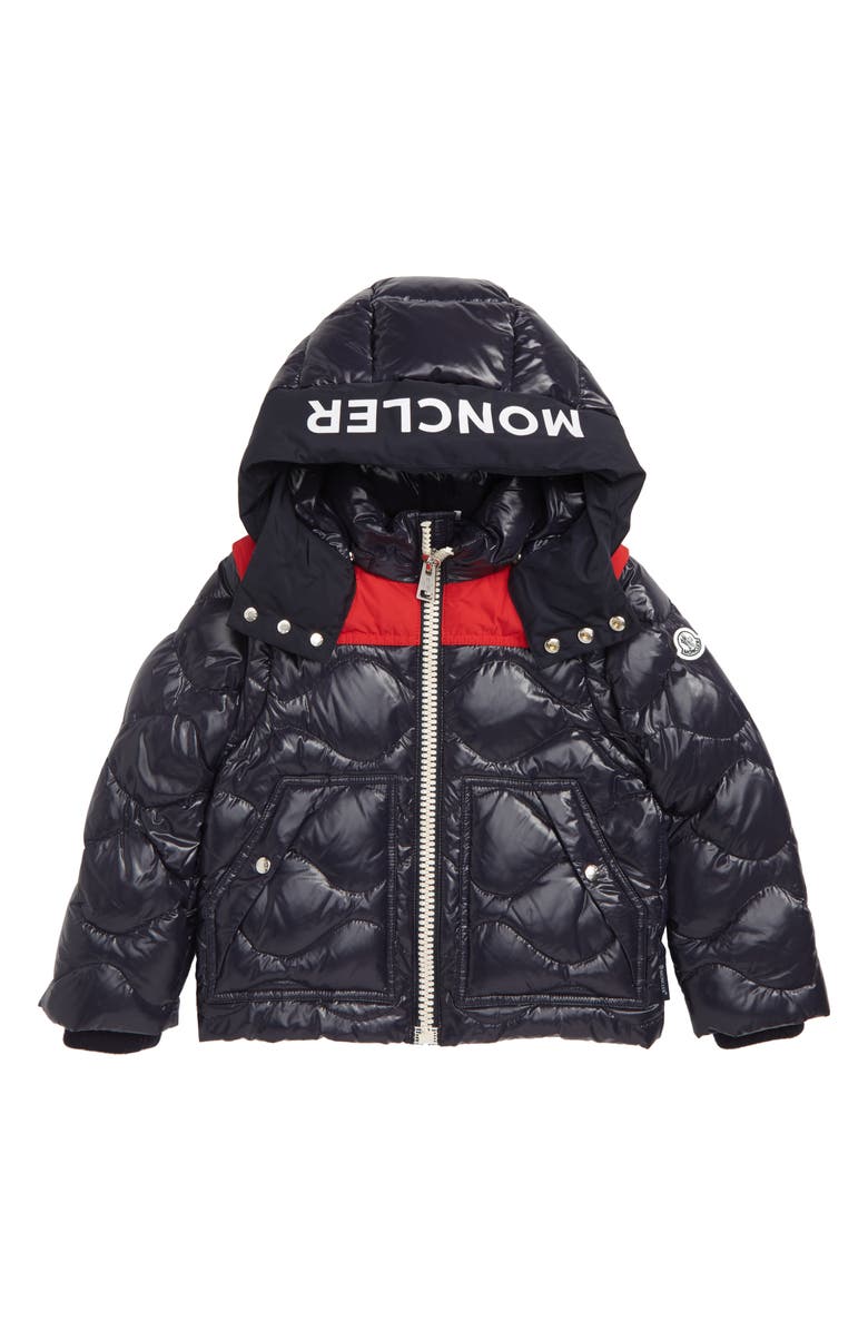 Moncler Arles Convertible Down Jacket, Main, color, 