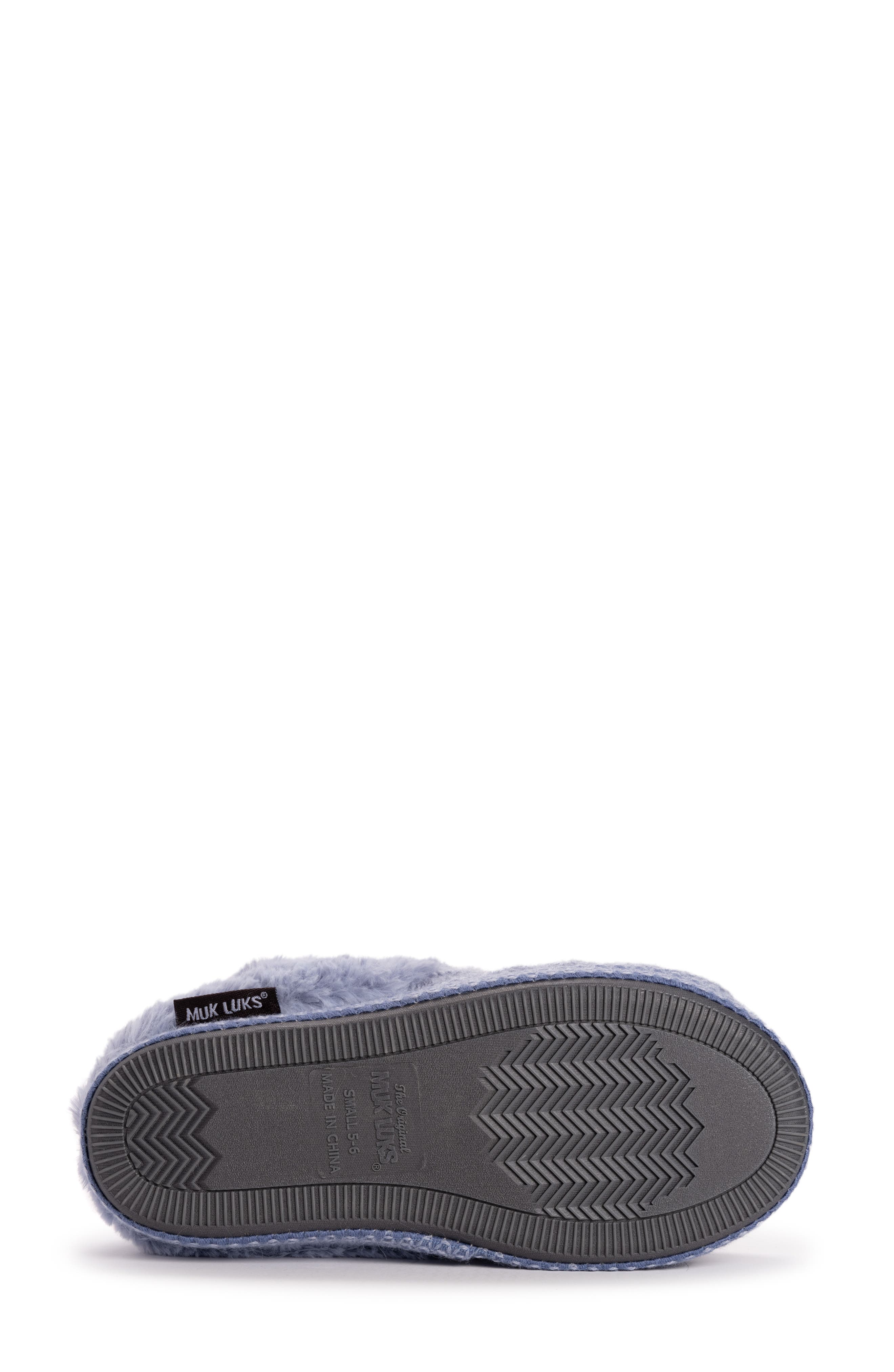 MUK LUKS Moselle Faux Shearling Clog Slipper, Alternate, color, Moonstone