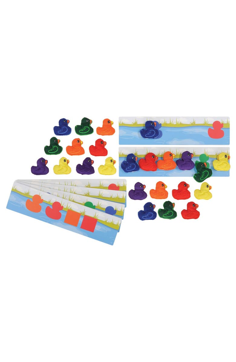 Kaplan Early Learning Company Color Sorting and Matching Ducks, Main, color, Multicolored