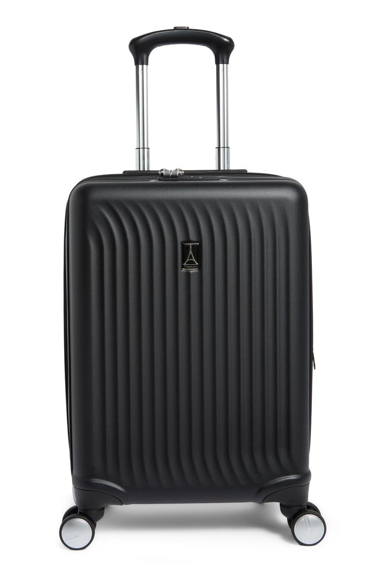 FlightPro 20-Inch Hardside Carry-On Luggage, Main, color, BLACK MATTE