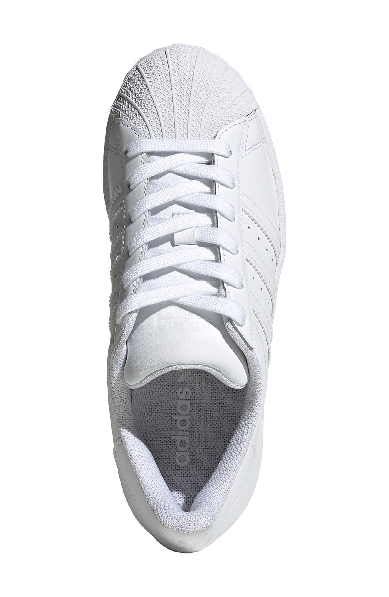 Superstar Sneaker, Alternate, color, WHITE/ WHITE