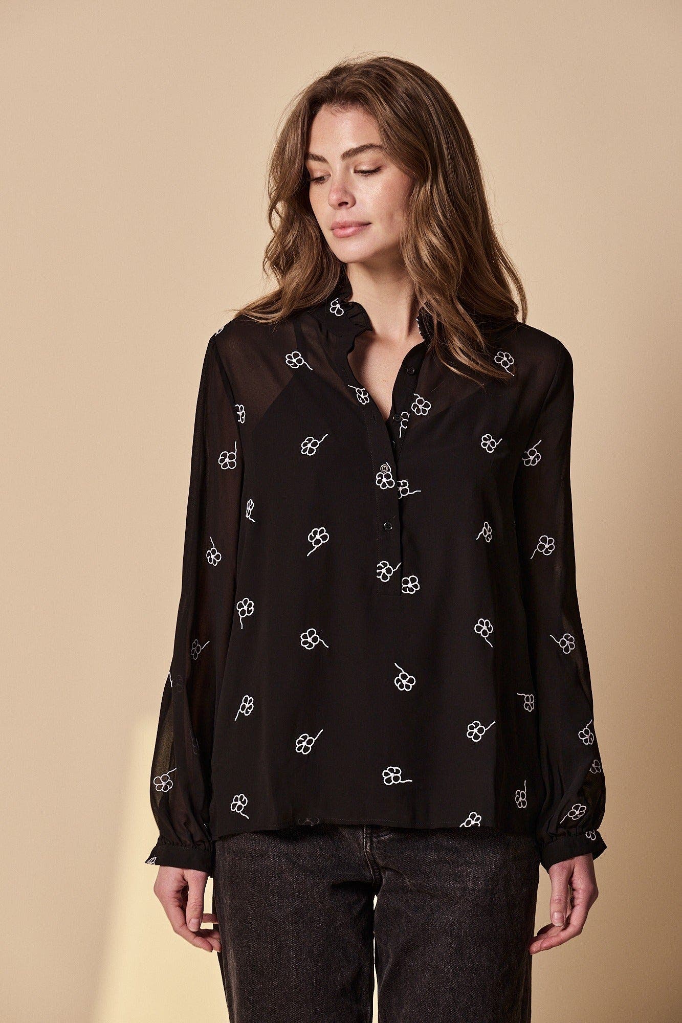 selected Black Embroidery