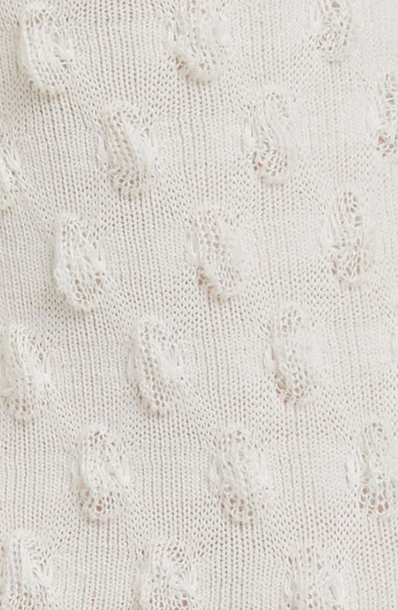 HIGH HEEL JUNGLE Dot Texture Crew Socks, Alternate, color, White