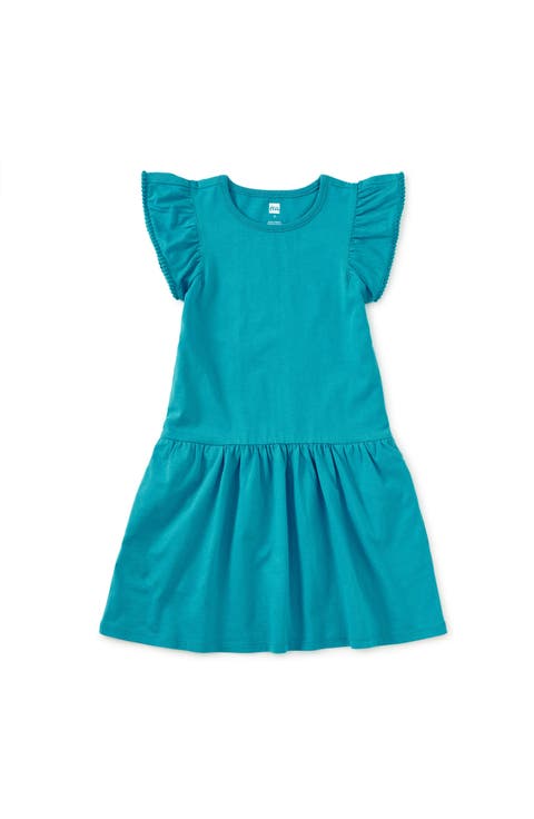 Pom-Pom Flutter Dress (Toddler, Little Kid, Big Kid)